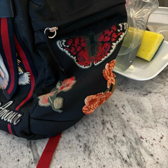 Authentic Gucci Tiger Embroided L'Aveugle Par Amour Backpack - Picture 10 of 10